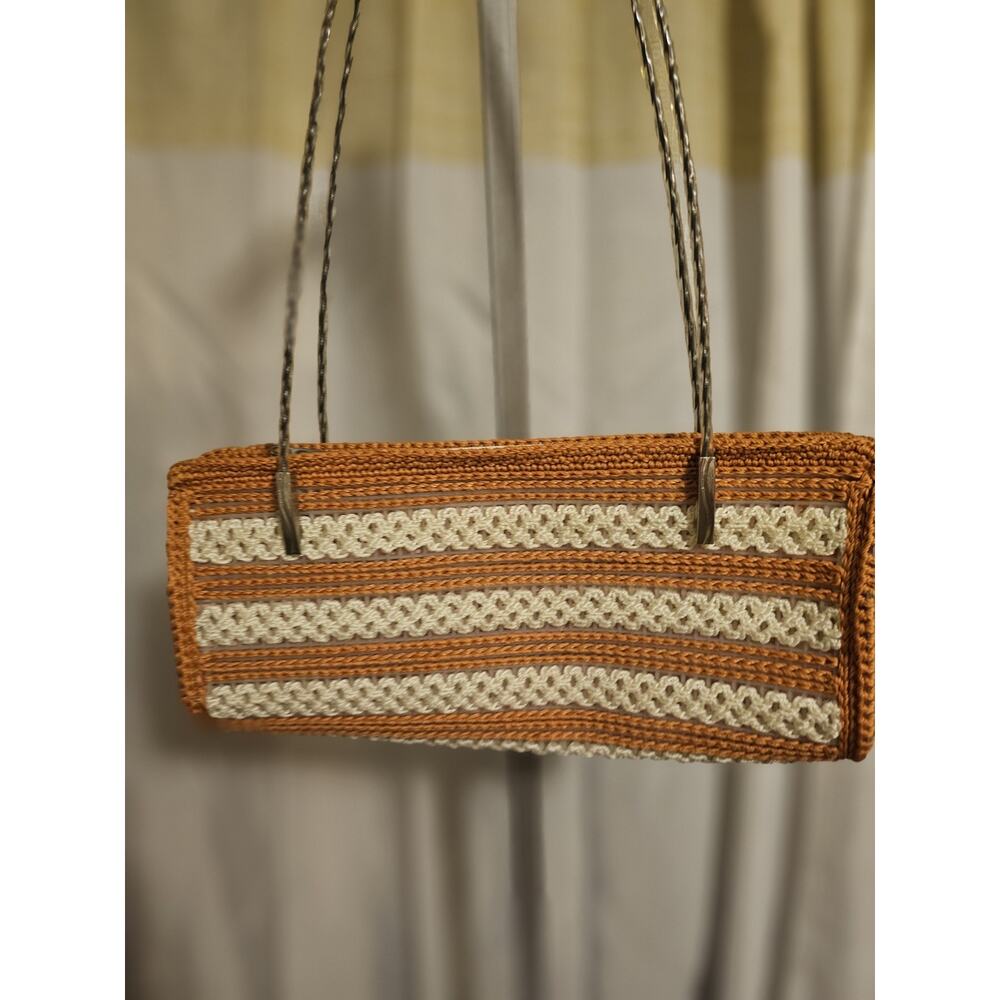 Straw Brown And Cream Pocketbook - Picture 3 of 6